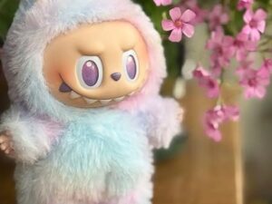 Hot Cute Labubu Doll Keychain The Monsters Box Toy